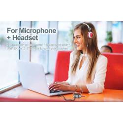 Hub USB 2.0 z audio Unitek Y-2197