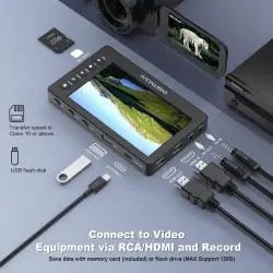 Nagrywarka Grabber HDMI/AV z ekranem OLED