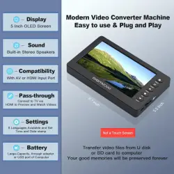 Nagrywarka Grabber HDMI/AV z ekranem OLED