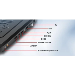 Przenośny odtwarzacz DVD z TV DVB-T2 14 cali