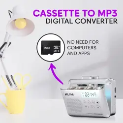 Walkman z digitalizerem do MP3 biały