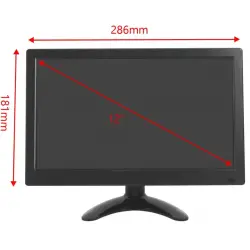 Monitor LCD 12 cali FullHD HDMI VGA AV VHM12