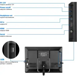Telewizor przenośny DVT14