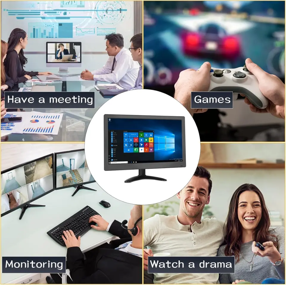 Monitor LCD 11,6 cala FullHD HDMI VGA AV USB CM12M zdjęcie 4